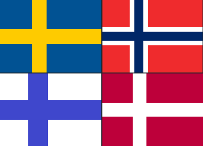 nordics flags